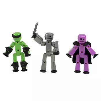 3 фигурки - Stikbot Off the Grid, Raptus