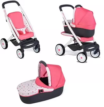 3 в 1 Smoby MC&amp;Quinny - Коляска-трансформер для кукол