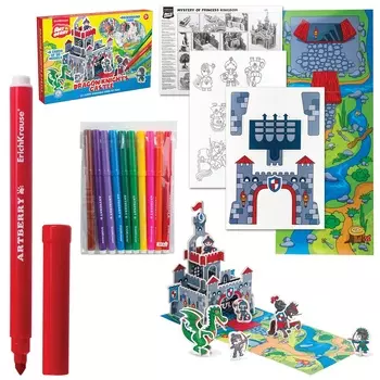 3D-пазл для раскрашивания - Artberry/Dragon Knights Castle