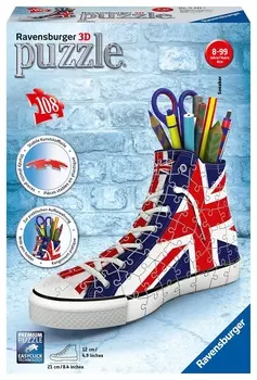 3D Пазл - Кроссовок Юнион Джек, 108 элементов