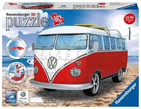3D Пазл - VW Bus T1, 162 элемента