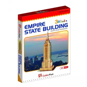 3D puzzles. Пазлы объёмные. Эмпайер-стейт-билдинг