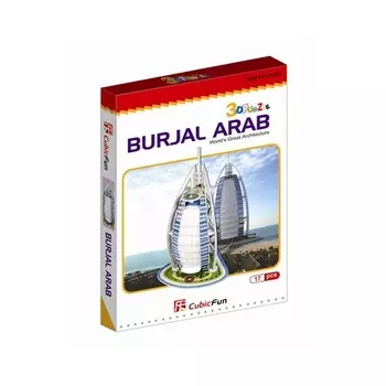3D puzzles. Пазлы объёмные. Отель Бурж эль Араб