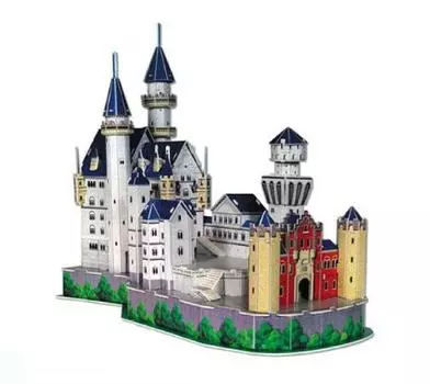 3D puzzles. Пазлы объёмные. Замок Нойшванштайн