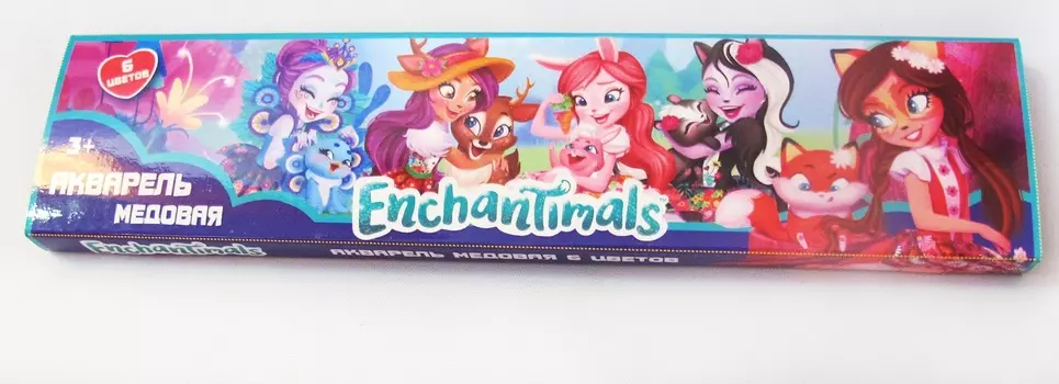 Акварель медовая Enchantimals, 6 цветов