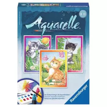 Акварель миди «Котята»