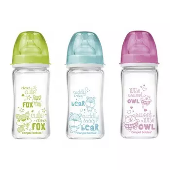 Антиколиковая стеклянная бутылочка, 240 мл