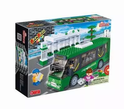 Автобус с автобусной остановкой, 372 детали