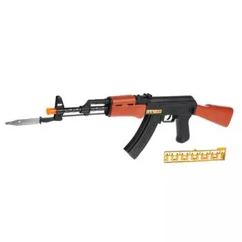 Автомат АК-47, свет, звук, вибрация