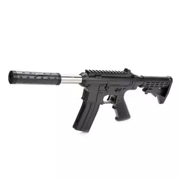 Автомат с глушителем, съемный приклад