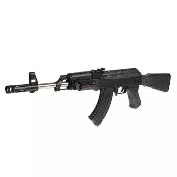 Автомат с лазерным прицелом, фонарем, съемным приклад