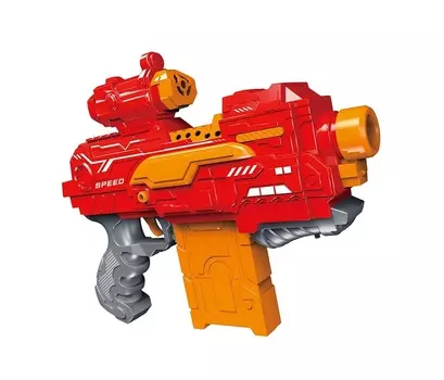 Автомат с мягкими пулями и мишенью