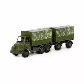 Автомобиль бортовой тентовый военный с прицепом Муромец