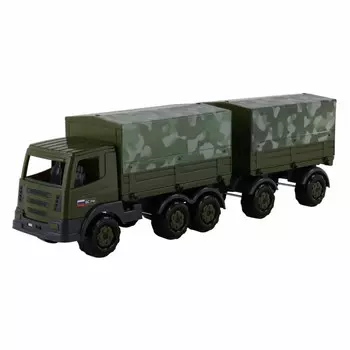 Автомобиль бортовой тентовый военный с прицепом Престиж