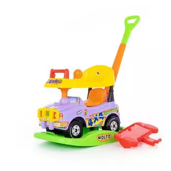 Автомобиль-каталка Джип - Викинг, многофункциональный, сиреневый