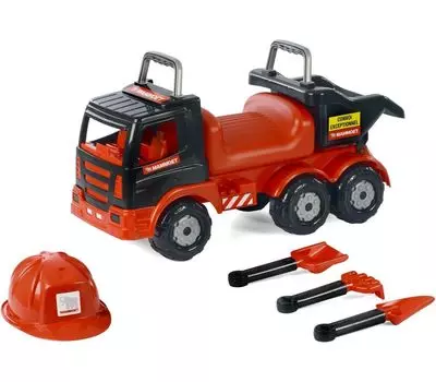 Автомобиль-каталка Mammoet с каской, совком №23, граблями №23, лопатой №23