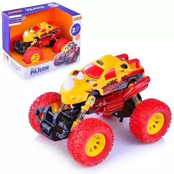 Автомобиль Монстр Ралли Носорог инерционный, со светом и звуком