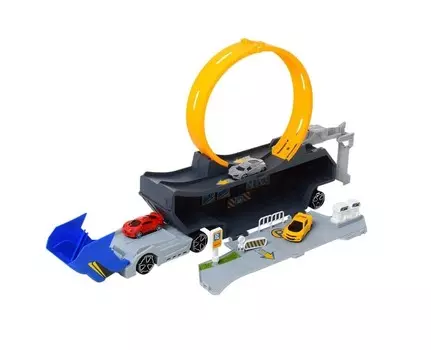 Автотрек 3 в 1 - Трюк, с машинками