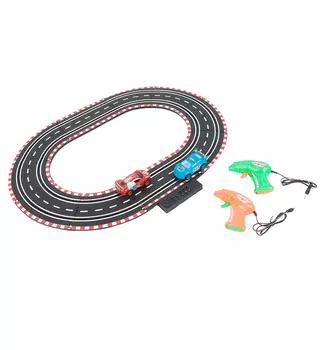 Автотрек Форсаж, масштаб 1:43, 2 машинки, 2 полосы