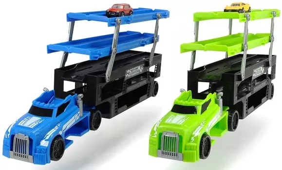 Автовоз для хранения машинок – 5 уровней, 1 машинка в комплекте