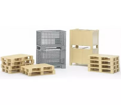 Аксессуары - Логистический набор: ящики и паллеты