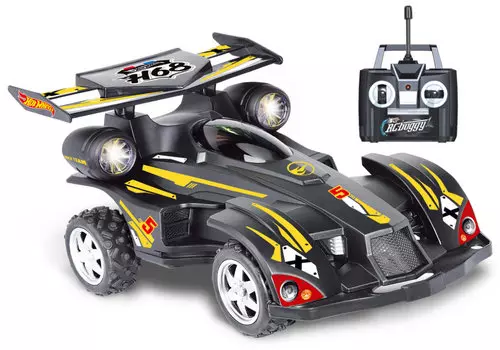Багги Hot Wheels на радиуправлении, cо светом, скорость до 17 км/ч, с АКБ, чёрная