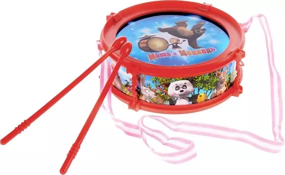 Барабан - Маша и Медведь, со световыми эффектами