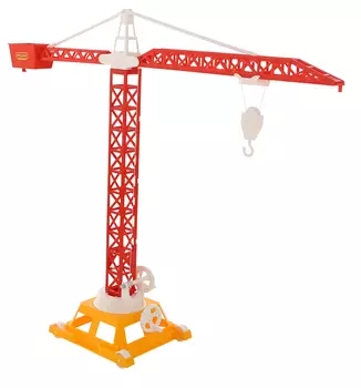 Башенный кран №2 на колёсиках, в пакете