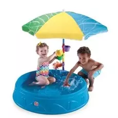 Бассейн для малышей с зонтиком