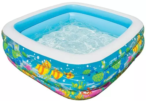 Бассейн надувной квадратный - Аквариум