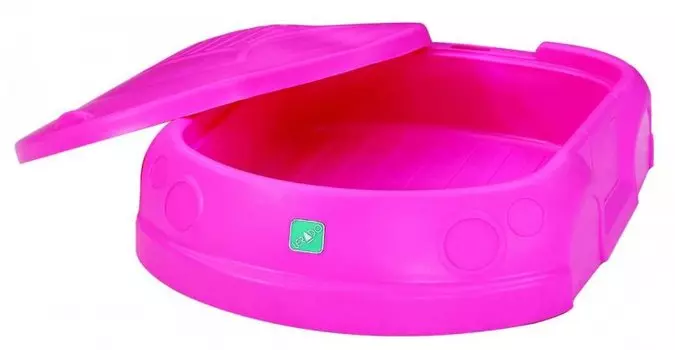 Бассейн-песочница, цвет розовый