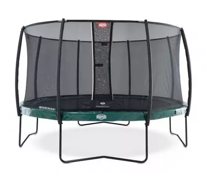 Батут Berg Elite Green 430 с защитной сеткой Deluxe