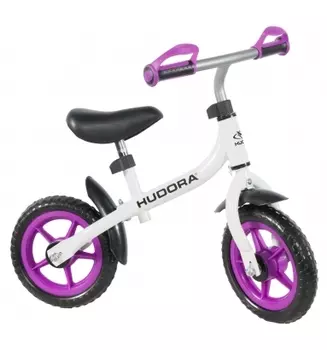 Беговел Hudora - Laufrad Bikey 3.0 Girl, 10" White/Lilac, бело/сиреневый