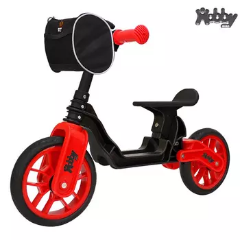 Беговел ОР503 Hobby bike Magestic, цвет - black