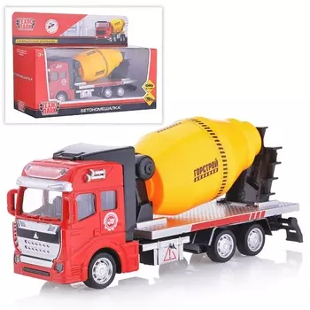 Бетономешалка металлическая 19 см, подвижные элементы, инерционная