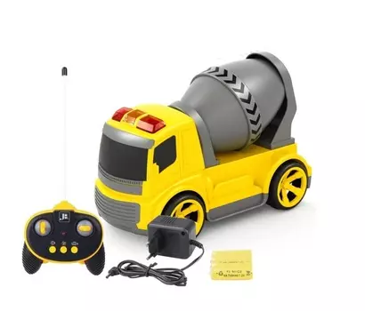 Бетономешалка р/у – Горстрой, 23 см, 27МГц, свет, звук