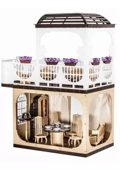 Бежевый кукольный домик Коллекция