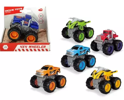 Бигфут 4 х 4, фрикционный, 9,5 см, 6 вариантов