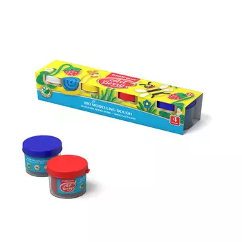 Биопластилин ArtBerry с Алоэ Вера, 4 банки по 35 г