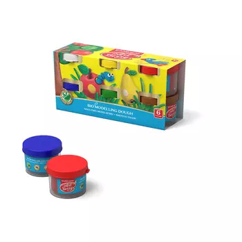 Биопластилин ArtBerry с Алоэ Вера, 6 банок по 35 г