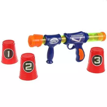 Бластер с бочками, стреляет шариками