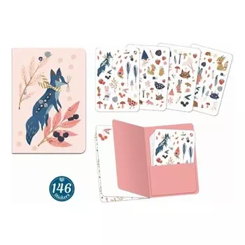 Блокнот с наклейками – Люсиль, 146 штук