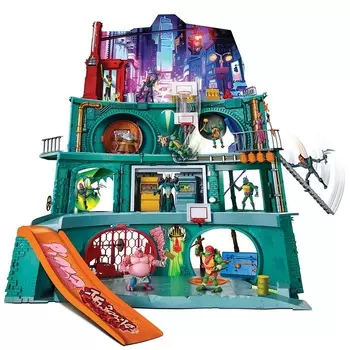 Большой игровой набор - Черепашье логово, серия Rotmnt
