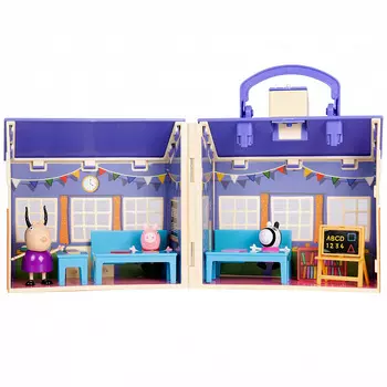 Большой игровой набор Peppa Pig – Пеппа в школе, 10 предметов