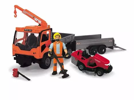 Большой набор городского садовника из серии Playlife, свет и звук, 7 предметов, 25 см.