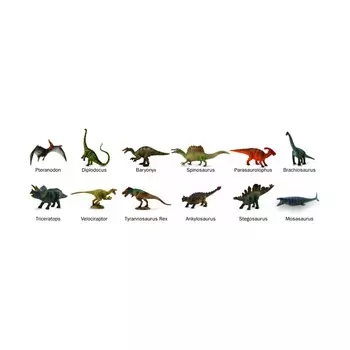 Большой набор мини динозавров