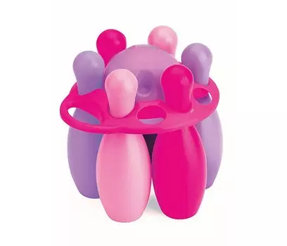 Боулинг для девочек, розово-фиолетовый