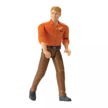 Bruder. Фигурка мужчины в коричневых джинсах