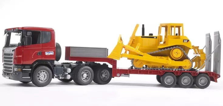 Bruder Scania - Тягач с бульдозером