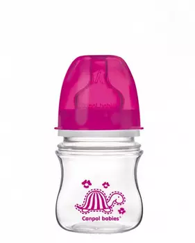 Бутылочка с соской, 120 мл., цвет красный